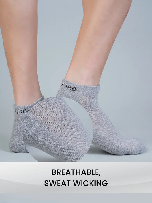 Low Ankle Socks for Men and Women Pack of 4 Pairs