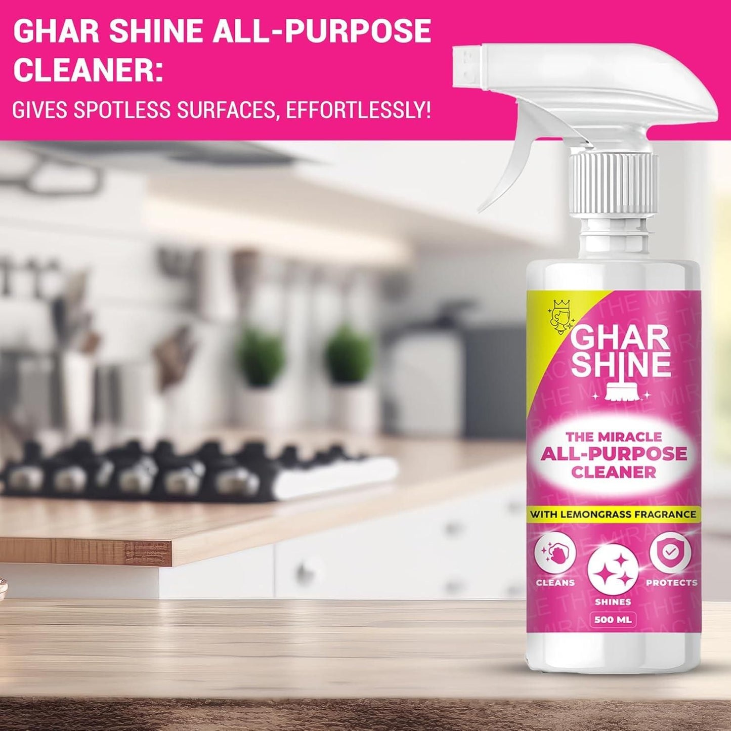 Ghar Shine Multipurpose Cleaner 250 ml- Pack of 2