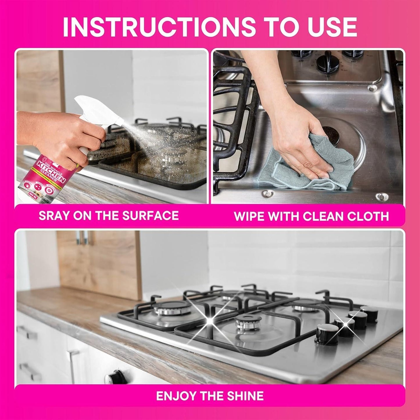 Ghar Shine Multipurpose Cleaner 250 ml- Pack of 2