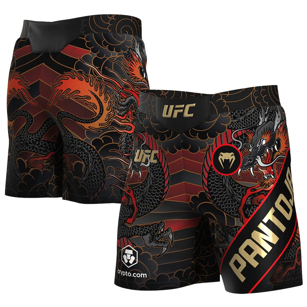 New UFC Closing Battle 323 Alexandre Pantoja Night Of Fighting Boxing Shorts Men Breathable  Fighting Shorts MMA Jujutsu Shorts
