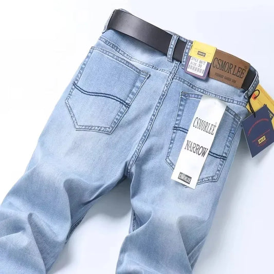 2025 Brand Jeans Summer Style Utr Thin Light  Men's Jeans Fashion Male Casual Denim Men's Jeans Slim Wholesale Jeans